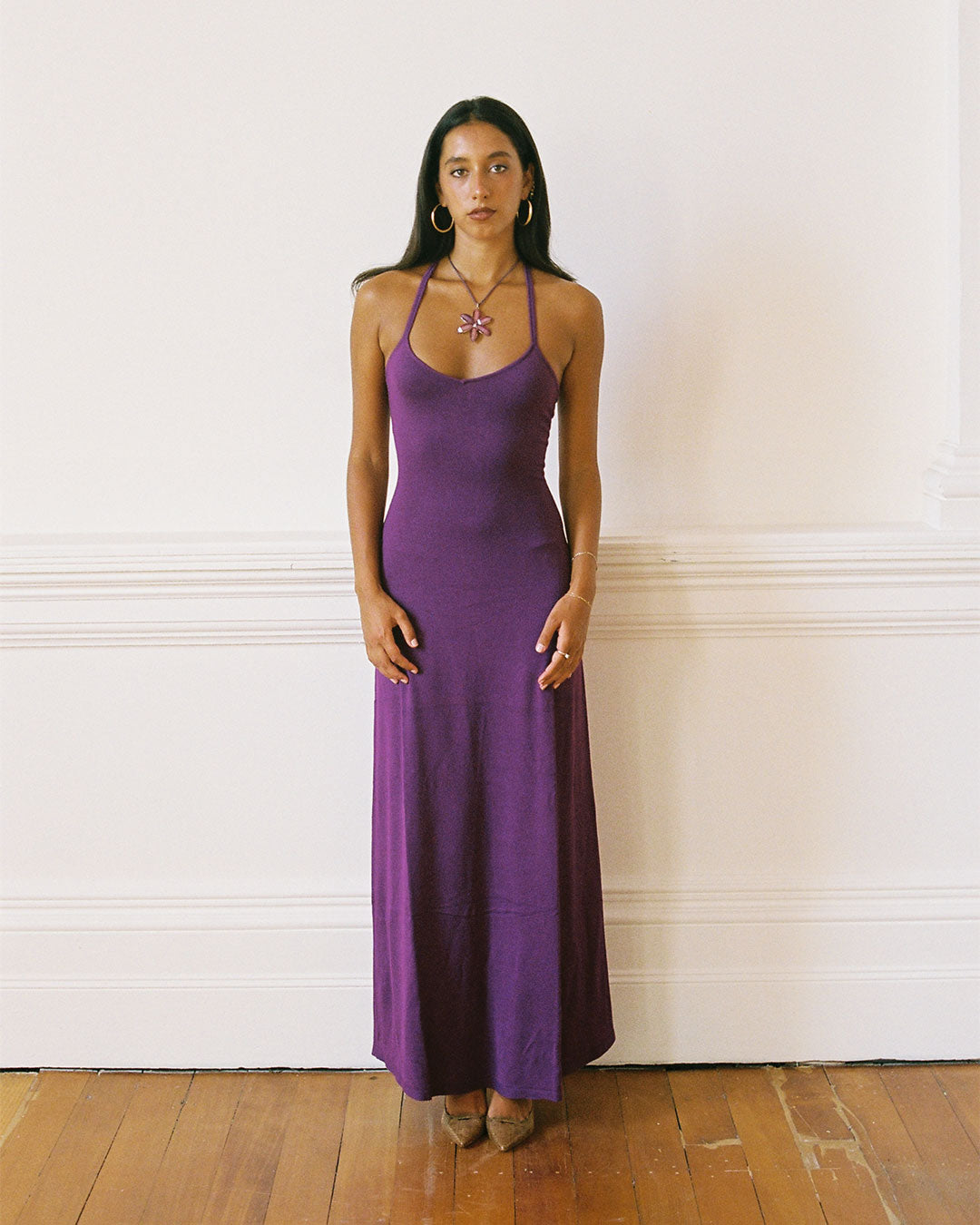 Madeline Maxi Knit Dress | Grape Madeline Maxi Knit Dress | Grape